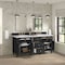 James Martin Vanities 72'' Double Vanity, Black Onyx 424-V72-M-BKO - alternate 2